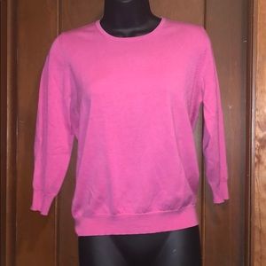 Banana Republic Pink 3/4 Sleeve top
